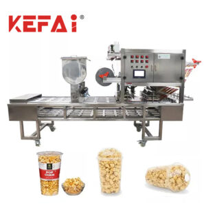 Mesin Pengemas Pengisian Cangkir Popcorn KEFAI