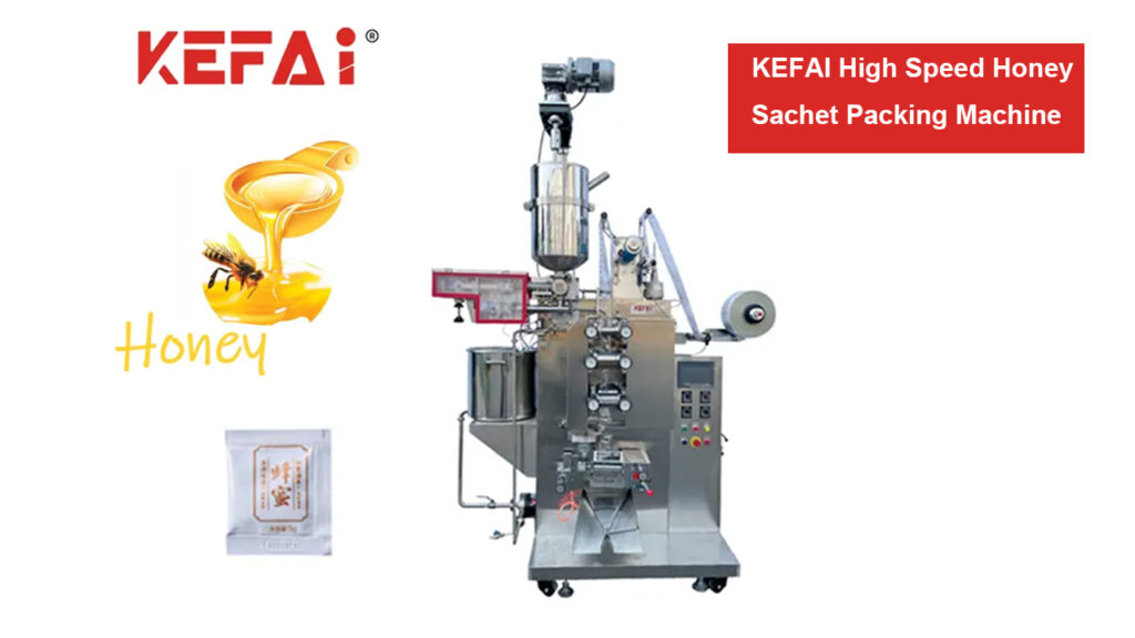 KEFAI mesin pengemas rol pasta otomatis berkecepatan tinggi madu 1